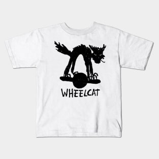 Hellcat on a OneWheel Kids T-Shirt